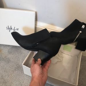 Black Style and Co shoes.